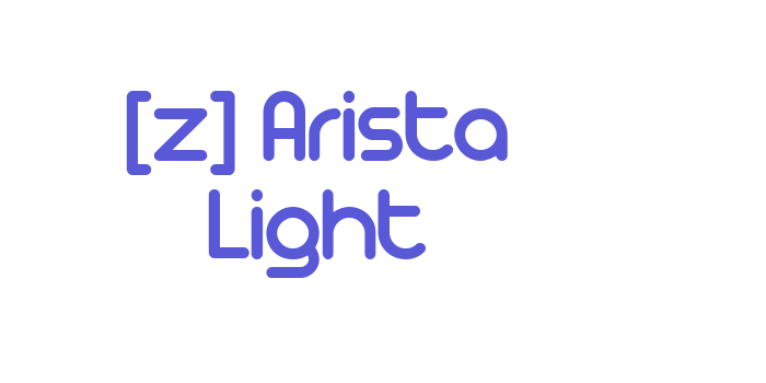 [z] Arista Light Font